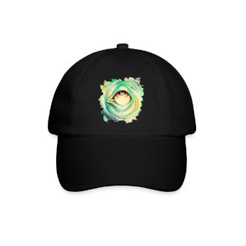 Böser Blick - Baseballkappe - Schwarz/Schwarz - Vorne