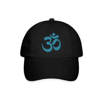om aquamarine - Baseballkappe - Schwarz/Schwarz - Vorne