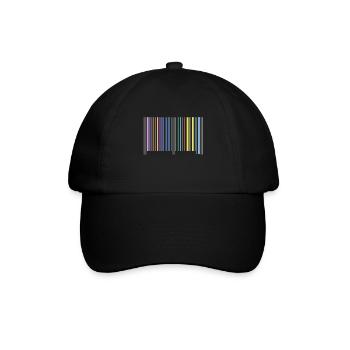 Barcode - Baseballkappe - Schwarz/Schwarz - Vorne