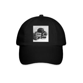 Lakritz - Baseballkappe - Schwarz/Schwarz - Vorne