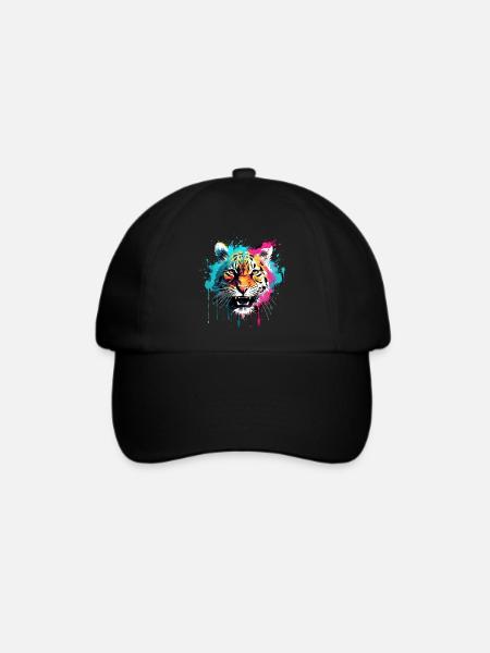 Tiger - Baseballkappe - Schwarz/Schwarz