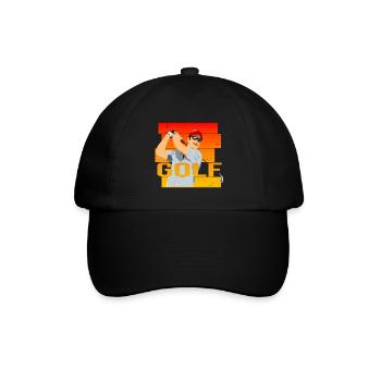 Golfsport - Baseballkappe - Schwarz/Schwarz - Vorne