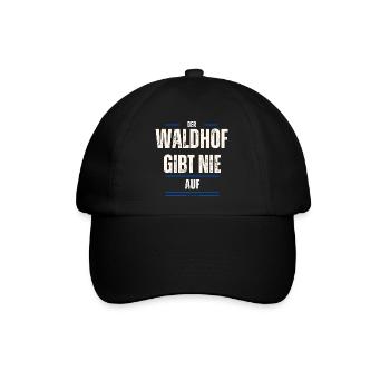 Waldhof Barackler - Baseballkappe - Schwarz/Schwarz - Vorne