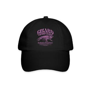 Jackson's Chamäleon Echsenflüsterer - Baseballkappe - Schwarz/Schwarz - Vorne
