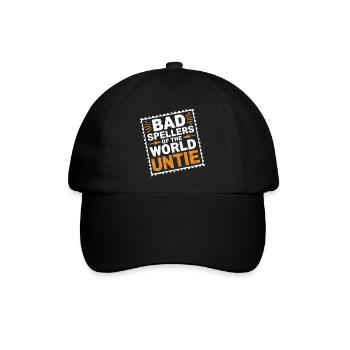 Bad Spellers Of The World Untie 10 - Baseballkappe - Schwarz/Schwarz - Vorne