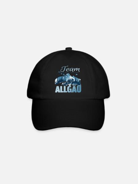 Team Allgäu - Baseballkappe - Schwarz/Schwarz