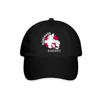 Randers - Baseballkappe - Schwarz/Schwarz - Vorne
