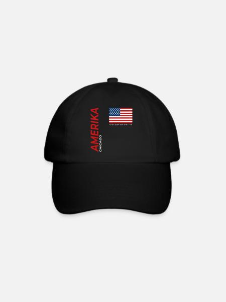Chicago - Baseballkappe - Schwarz/Schwarz