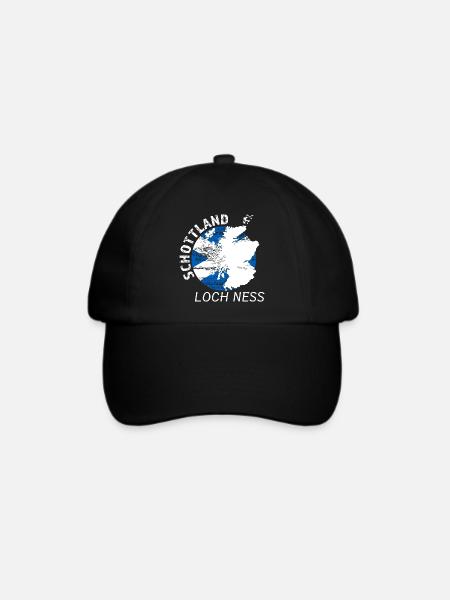 Loch Ness - Baseballkappe - Schwarz/Schwarz
