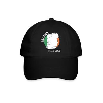Belfast - Baseballkappe - Schwarz/Schwarz - Vorne