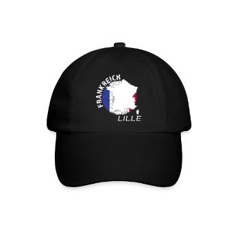 Lille - Baseballkappe - Schwarz/Schwarz - Vorne