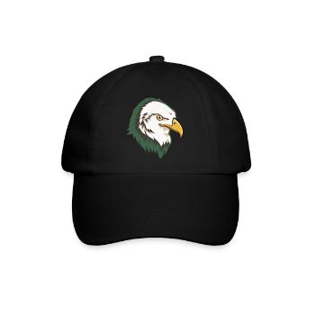 Eagle Head - Baseballkappe - Schwarz/Schwarz - Vorne