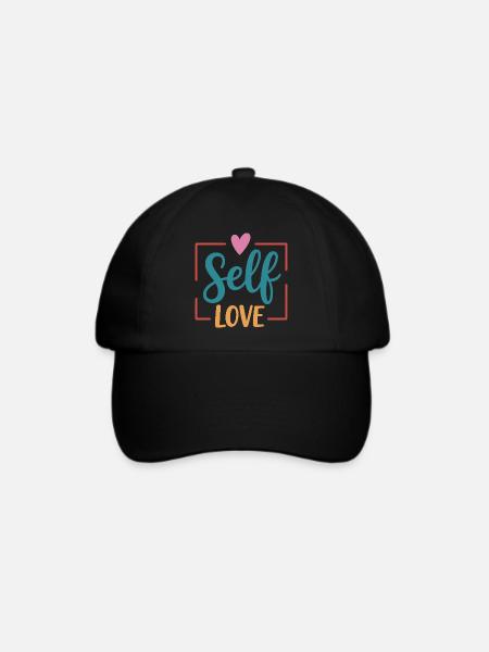 Self Love - Baseballkappe - Schwarz/Schwarz