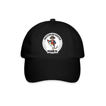 Gardetanz Erdmännchen Punkte Shirt - Baseballkappe - Schwarz/Schwarz - Vorne