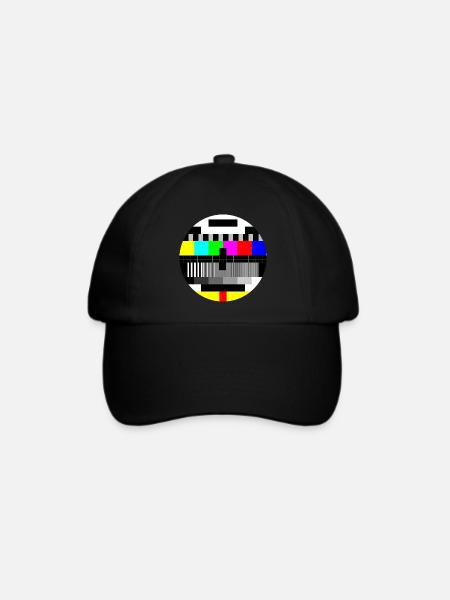 Test Bild - Baseballkappe - Schwarz/Schwarz