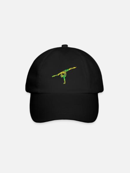 Gymnastik Turnen - Baseballkappe - Schwarz/Schwarz