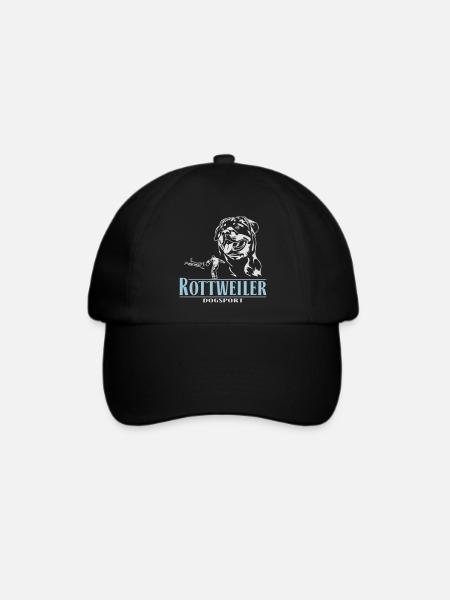 ROTTWEILER Dogsport Hunde Hund Wilsigns IGP - Baseballkappe - Schwarz/Schwarz