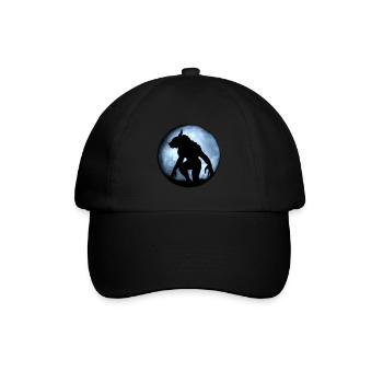 Werwolf - Baseballkappe - Schwarz/Schwarz - Vorne
