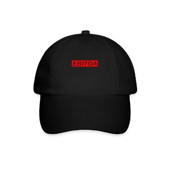 Buchhalter Beruf ebitda cpa Geschenk - Baseballkappe - Schwarz/Schwarz - Vorne