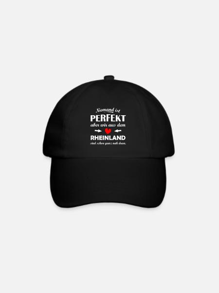 Die Rheinländer - Baseballkappe - Schwarz/Schwarz