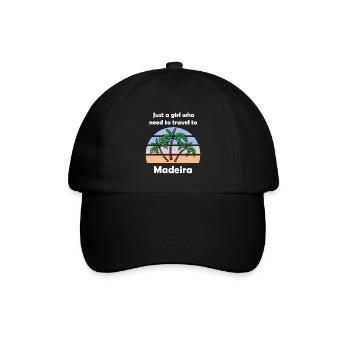DIe Madeira Reise - Baseballkappe - Schwarz/Schwarz - Vorne