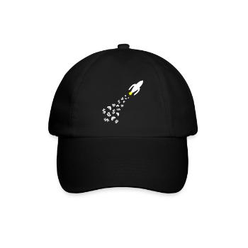 Die Anleger - Baseballkappe - Schwarz/Schwarz - Vorne