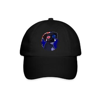 Australien - Baseballkappe - Schwarz/Schwarz - Vorne