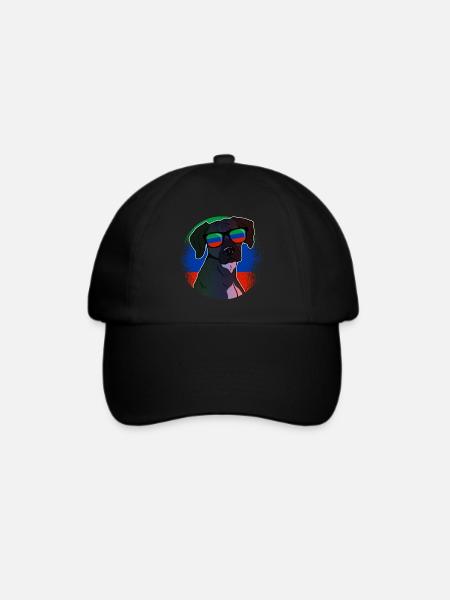Dagestan - Baseballkappe - Schwarz/Schwarz