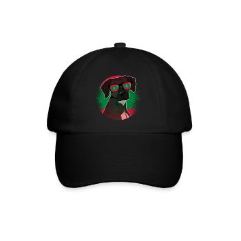 Malediven - Baseballkappe - Schwarz/Schwarz - Vorne