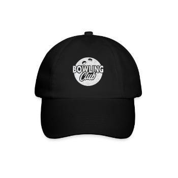 Bowling Club - Baseballkappe - Schwarz/Schwarz - Vorne