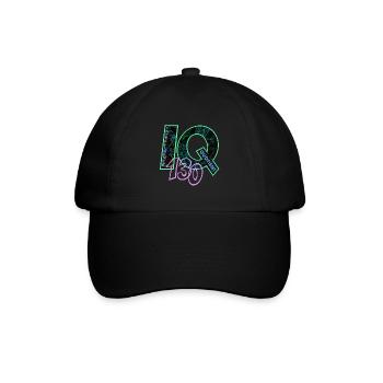 IQ 130 - Baseballkappe - Schwarz/Schwarz - Vorne