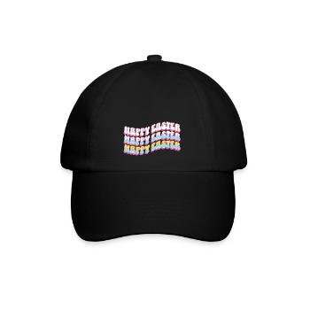 Ostern Geschenkidee, Ostergeschenk für Mann & Frau - Baseballkappe - Schwarz/Schwarz - Vorne