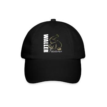 Waller Flüsterer - Baseballkappe - Schwarz/Schwarz - Vorne