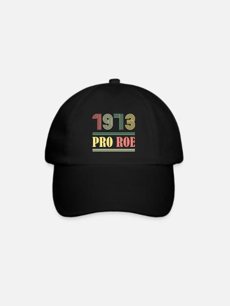 1973 Pro Roe - Baseballkappe - Schwarz/Schwarz