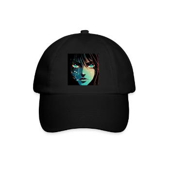 Anime Digital - Baseballkappe - Schwarz/Schwarz - Vorne