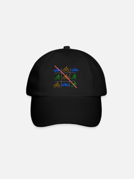 Tic Tac Toe - Baseballkappe - Schwarz/Schwarz