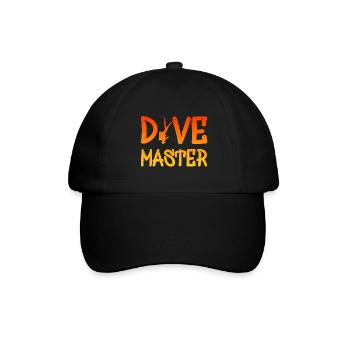 Dive Master - Baseballkappe - Schwarz/Schwarz - Vorne