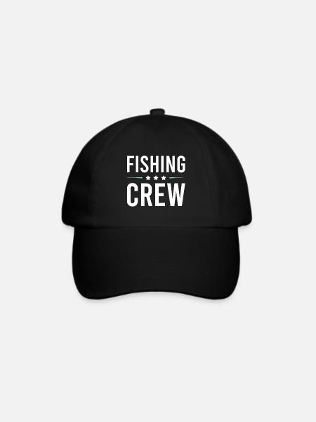 Fishing Crew - Baseballkappe - Schwarz/Schwarz