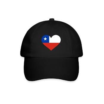 Chile - Baseballkappe - Schwarz/Schwarz - Vorne