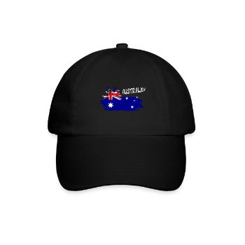 Australien Australia - Baseballkappe - Schwarz/Schwarz - Vorne
