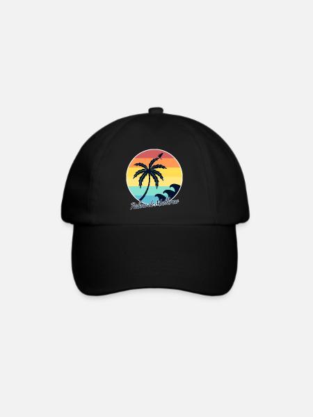 Palma de Mallorca - Baseballkappe - Schwarz/Schwarz