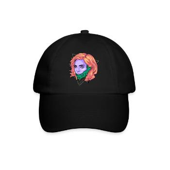 Anormaler Cyborg - Baseballkappe - Schwarz/Schwarz - Vorne