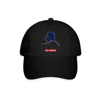 Alaska - Baseballkappe - Schwarz/Schwarz - Vorne
