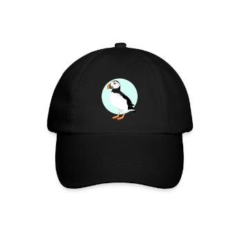 Puffin - Baseballkappe - Schwarz/Schwarz - Vorne