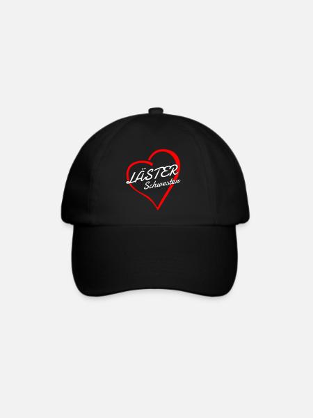 Läster Schwester Herz - Baseballkappe - Schwarz/Schwarz