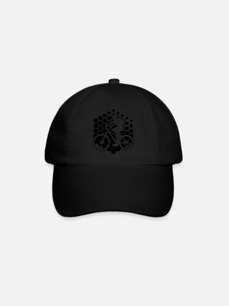 Radsport Mountainbike Herren Mountainbiker - Baseballkappe - Schwarz/Schwarz
