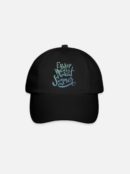 Sommer - Baseballkappe - Schwarz/Schwarz