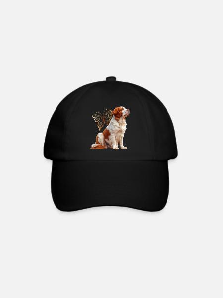 Clumber Spaniel - Baseballkappe - Schwarz/Schwarz