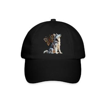 Husky - Baseballkappe - Schwarz/Schwarz - Vorne