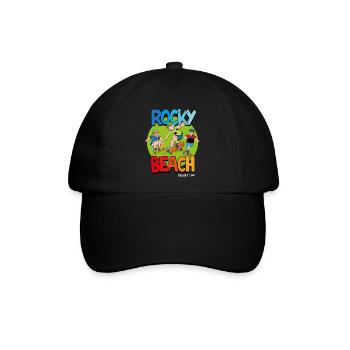 Die Drei ??? Kids Skateboard Fahren - Baseballkappe - Schwarz/Schwarz - Vorne